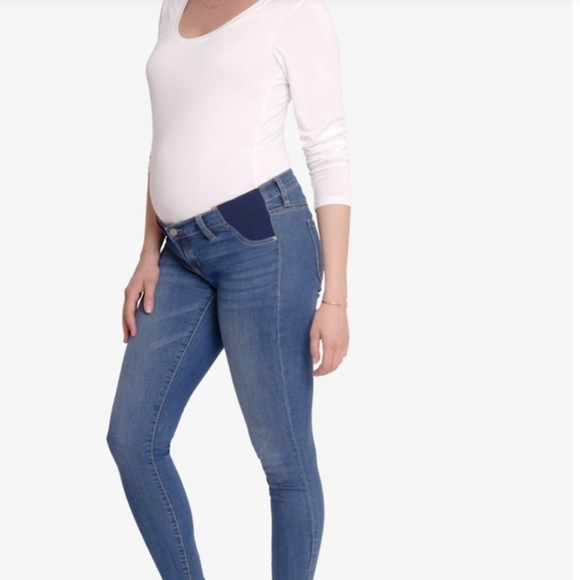 Isabel Maternity skinny ripped Jean - Picture 3 of 7